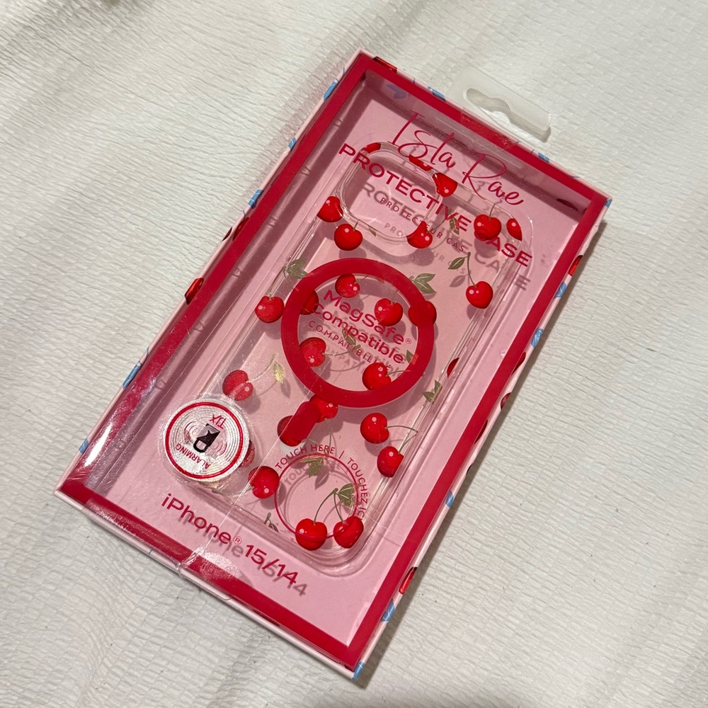 Red Cherry iPhone 15/14 Case